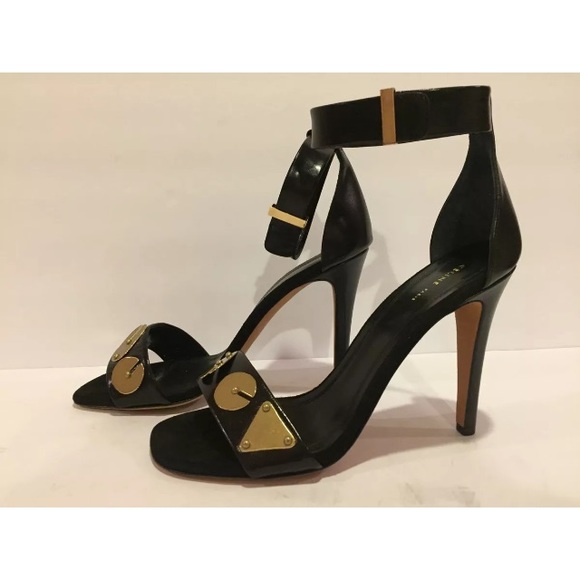 Celine embellished ankle strap sandals black 36.5 - Picture 1 of 8